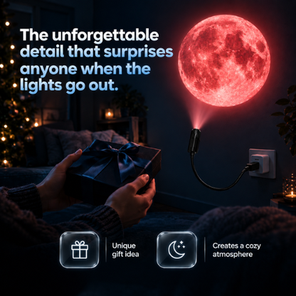 Projecteur de lune USB 3 en 1 Denor™ | Transformez votre chambre en galaxie